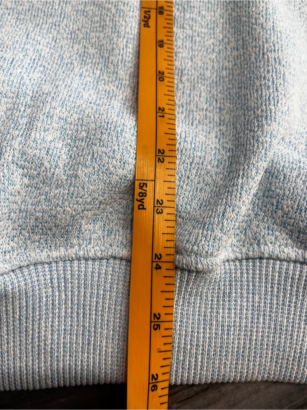 New Ritchie’s Sportswear Light Heather Blue BOSTON Sweatshirt XL Cozy Super Soft - Picture 6 of 7